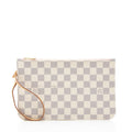 Louis Vuitton Damier Azur Neverfull MM Pochette