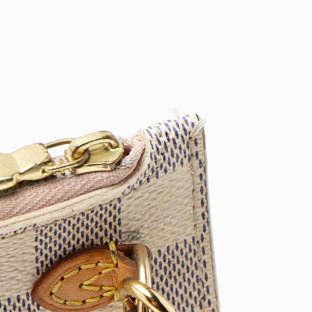 Louis Vuitton Damier Azur Neverfull MM Pochette