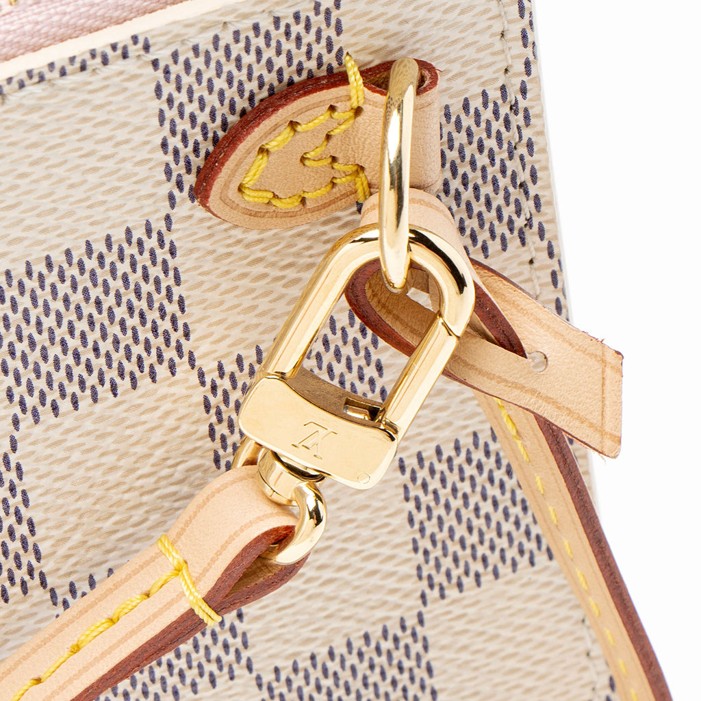 Louis Vuitton Damier Azur Neverfull MM Pochette