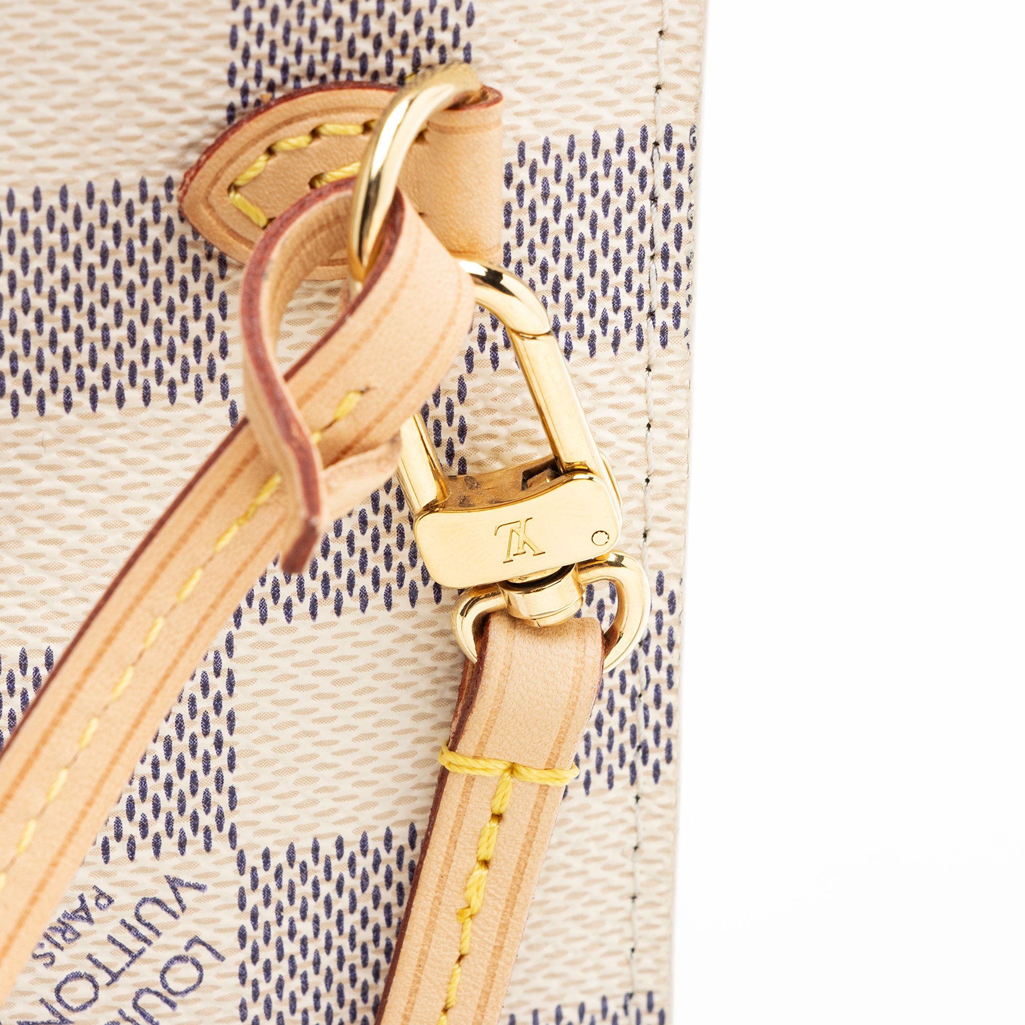 Louis Vuitton Damier Azur Neverfull MM Pochette
