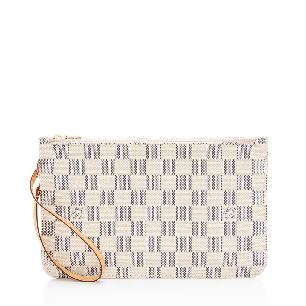 Louis Vuitton Damier Azur Neverfull MM Pochette