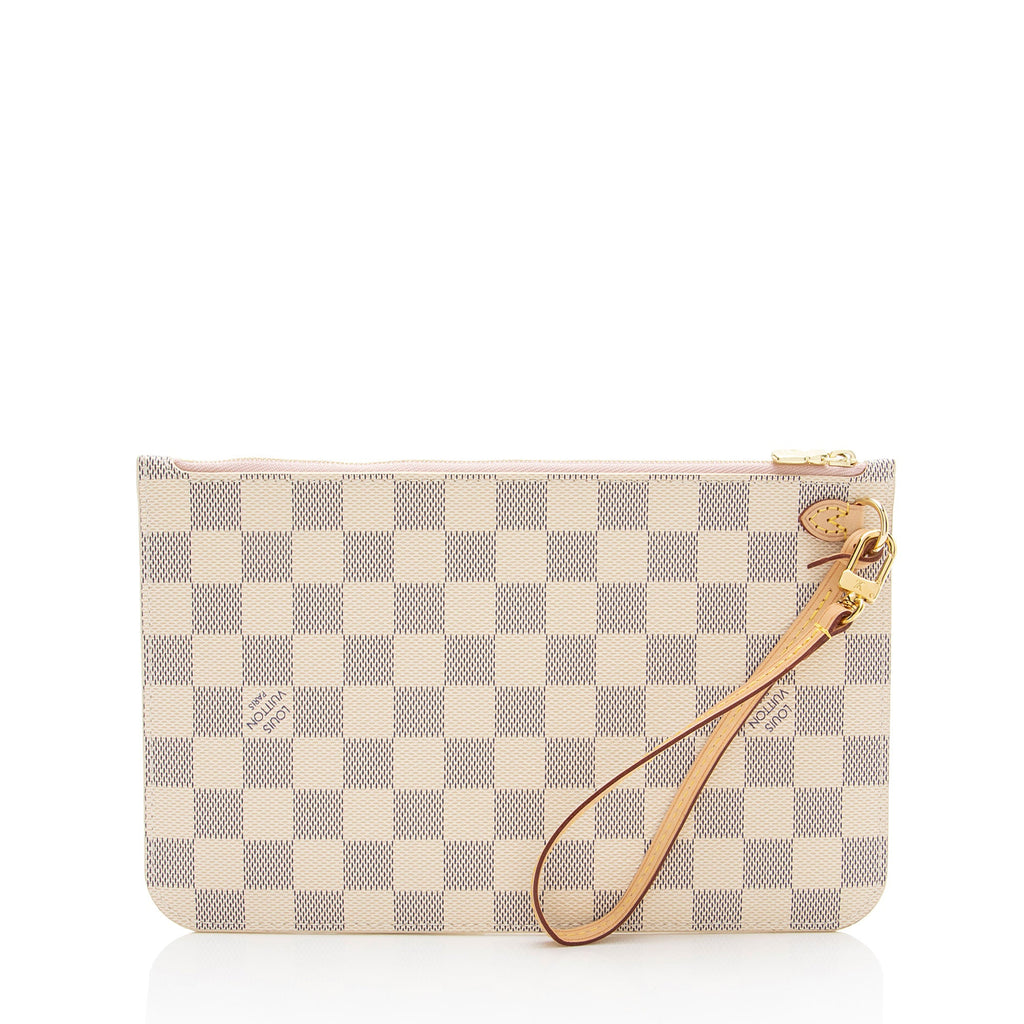 Louis Vuitton Damier Azur Neverfull MM Pochette