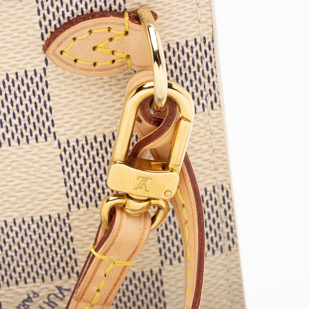 Louis Vuitton Damier Azur Neverfull MM Pochette