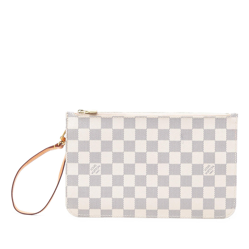 Louis Vuitton Damier Azur Neverfull MM Pouch