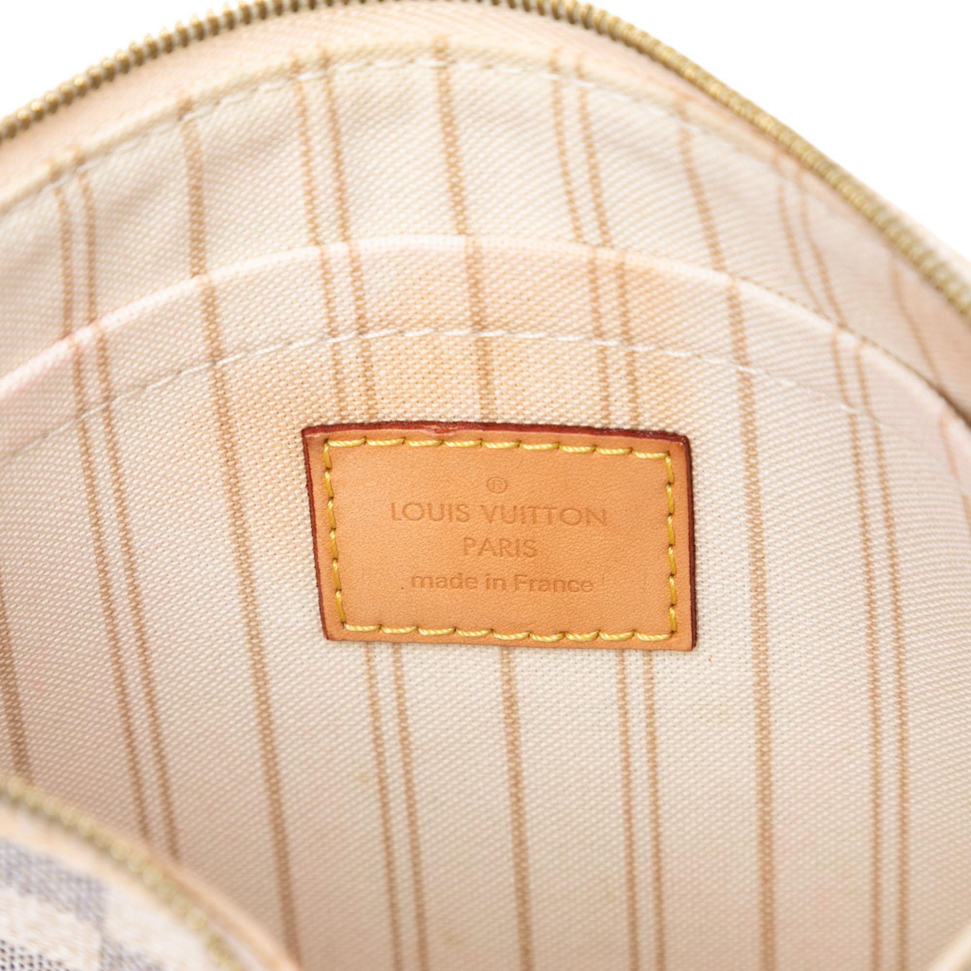 Louis Vuitton Damier Azur Neverfull MM Pouch