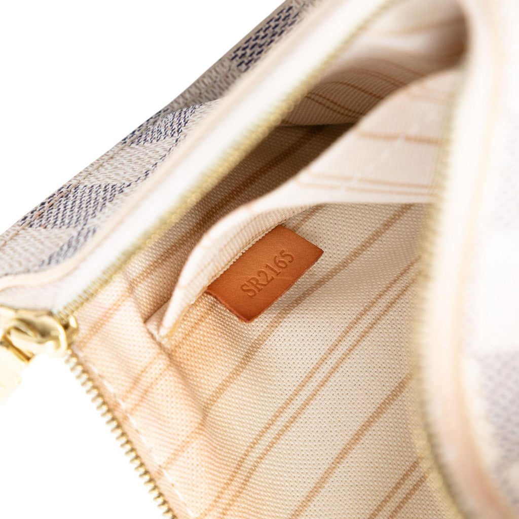 Louis Vuitton Damier Azur Neverfull MM Pouch