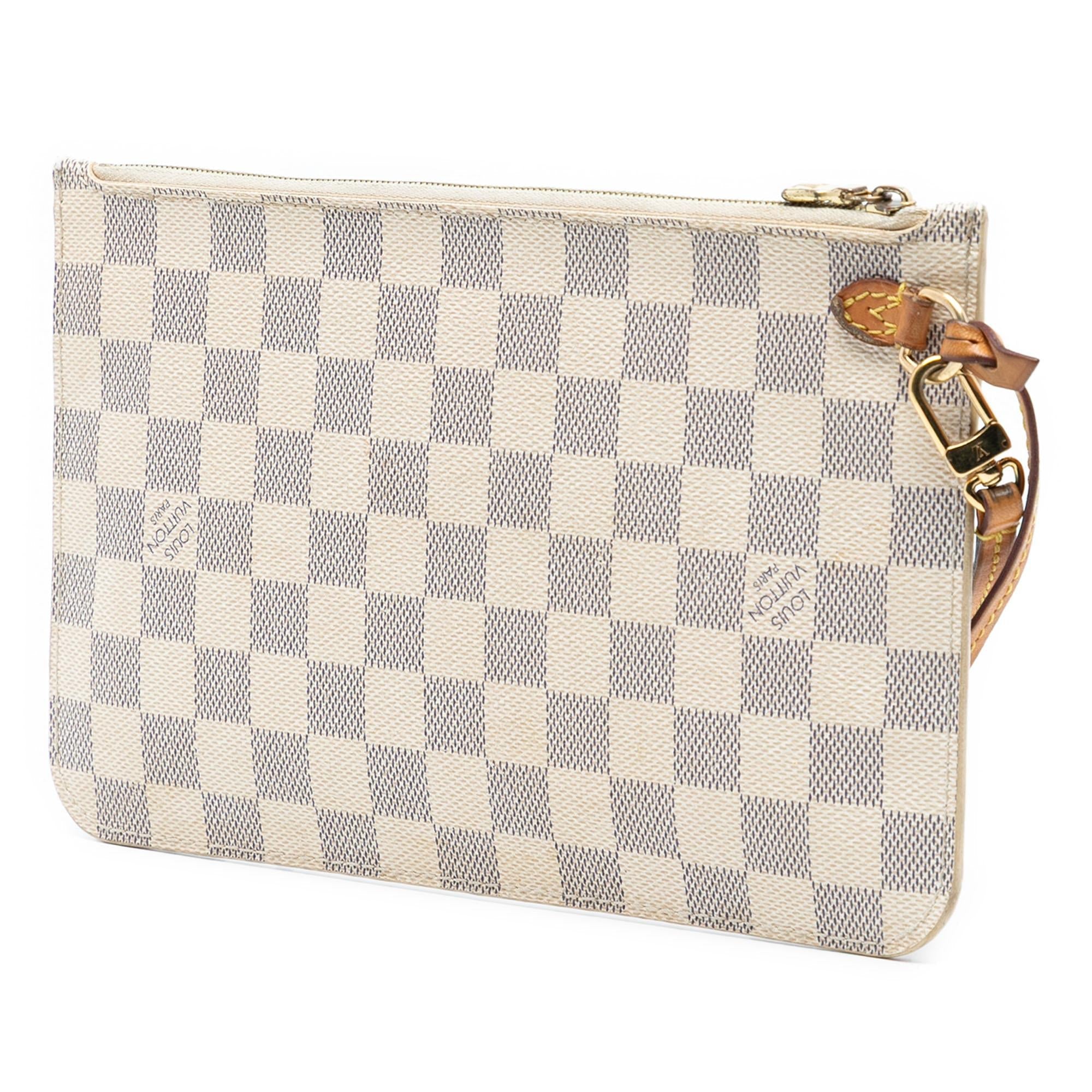Louis Vuitton Damier Azur Neverfull MM Pouch