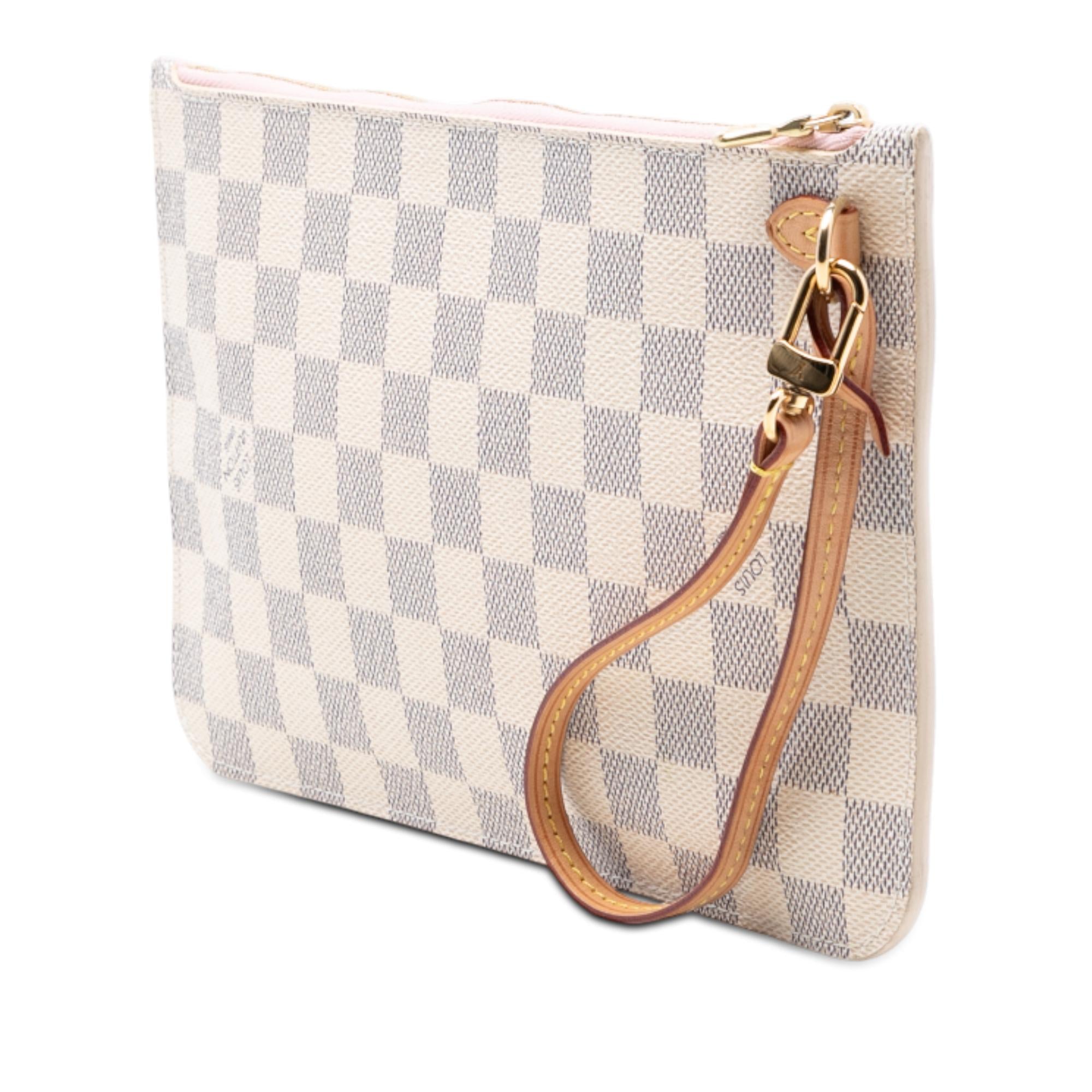 Louis Vuitton Damier Azur Neverfull MM Pouch
