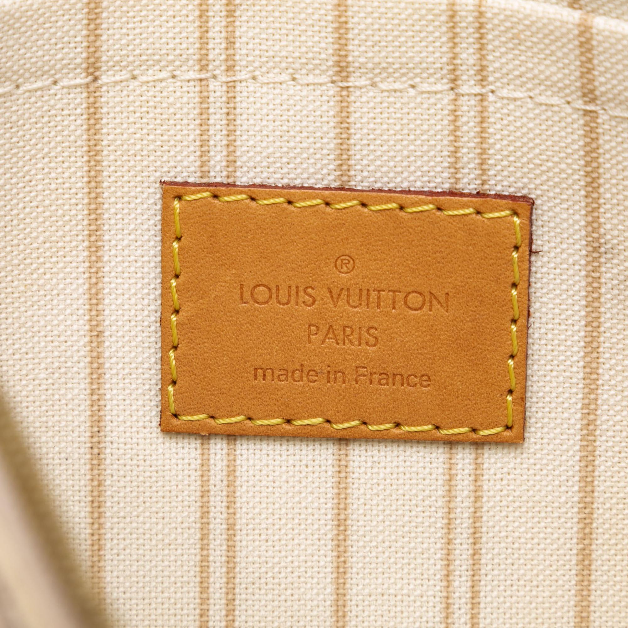 Louis Vuitton Damier Azur Neverfull MM Pouch