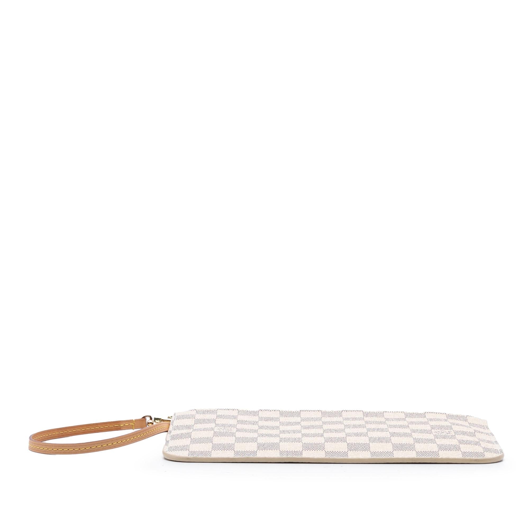 Louis Vuitton Damier Azur Neverfull MM Pouch