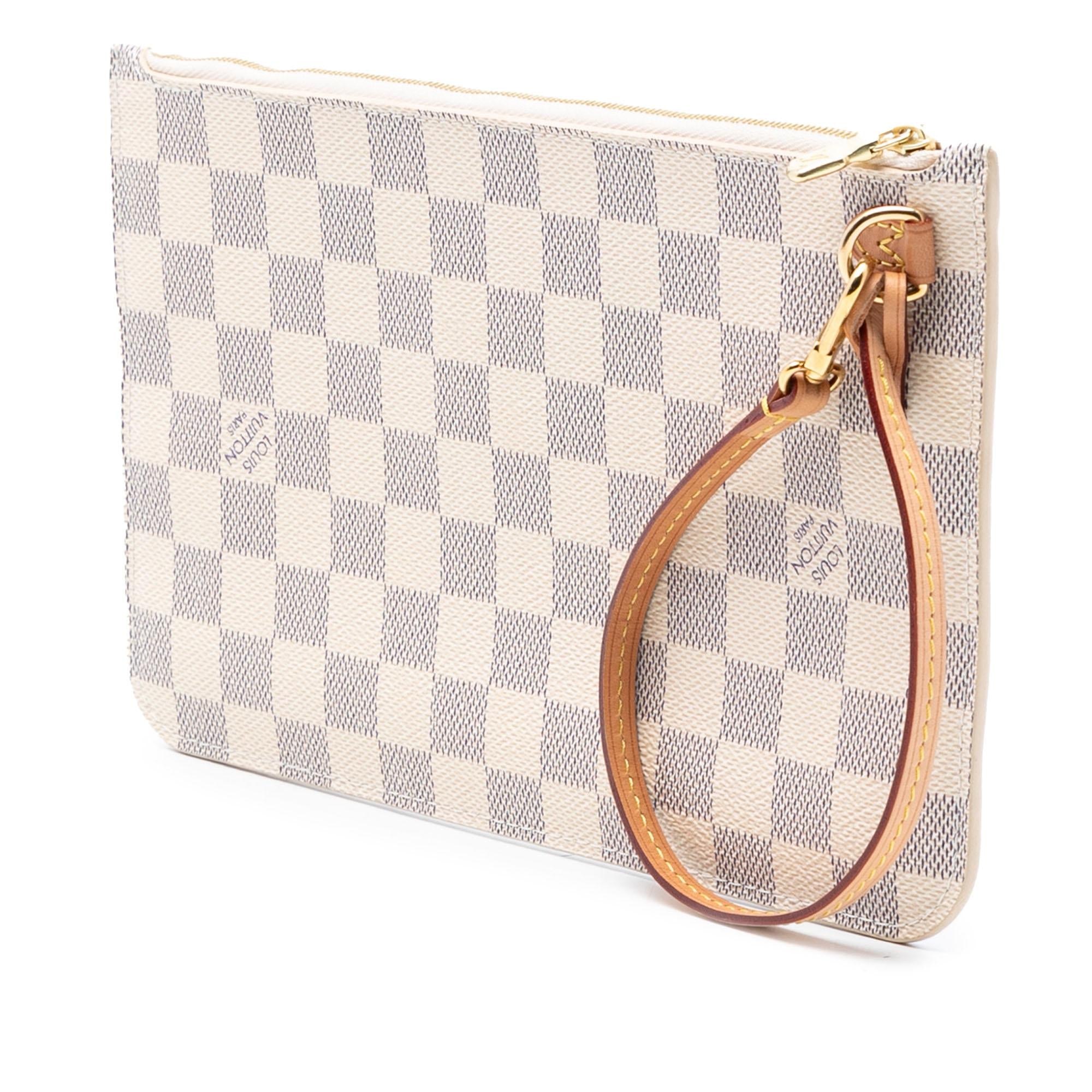 Louis Vuitton Damier Azur Neverfull MM Pouch