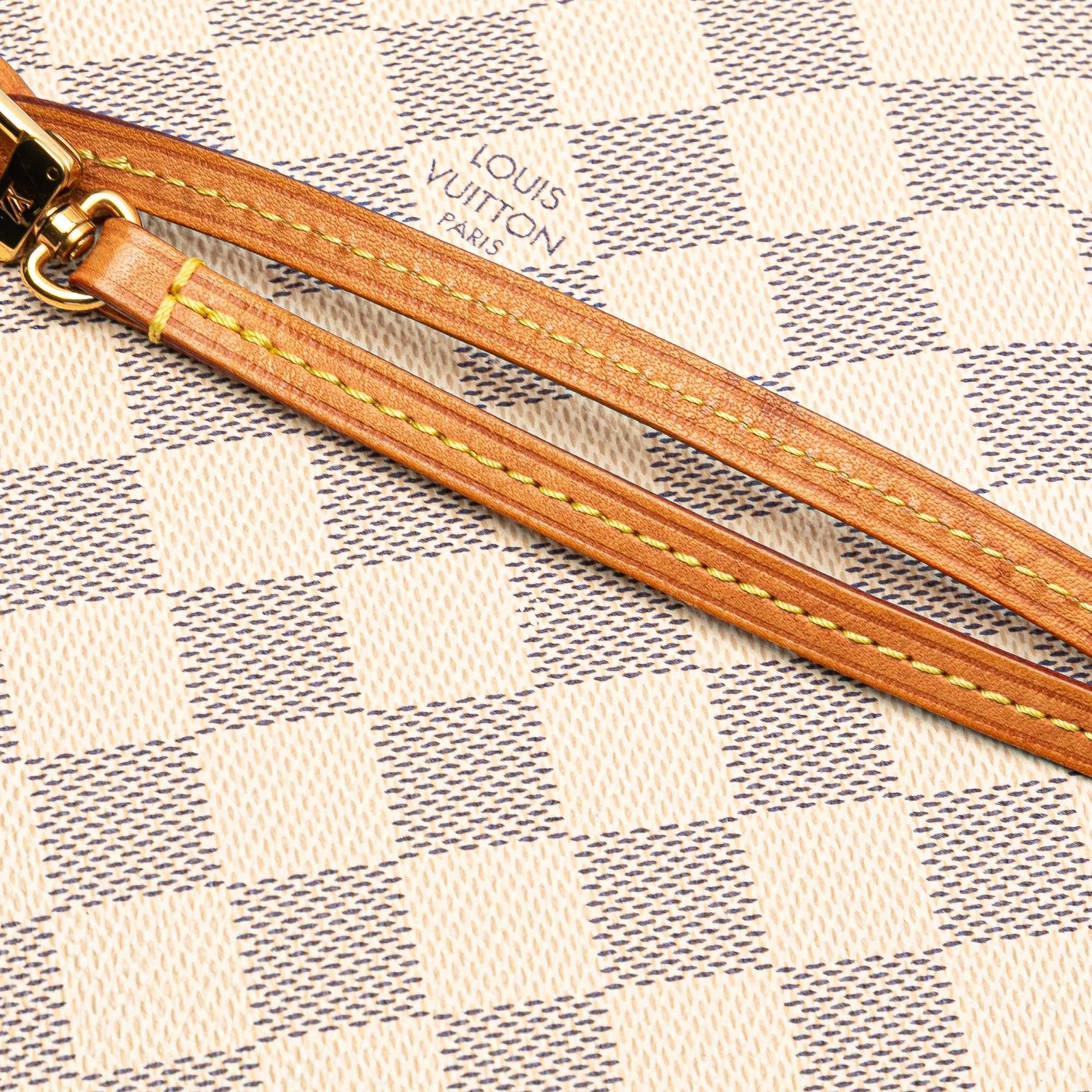 Louis Vuitton Damier Azur Neverfull MM Pouch