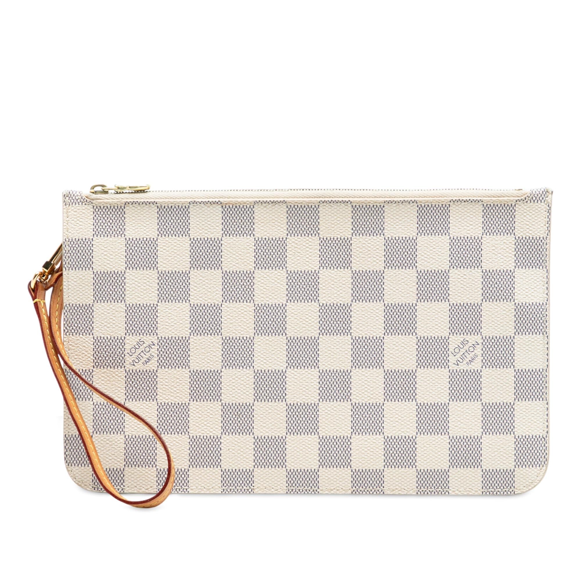 Louis Vuitton Damier Azur Neverfull MM Pouch