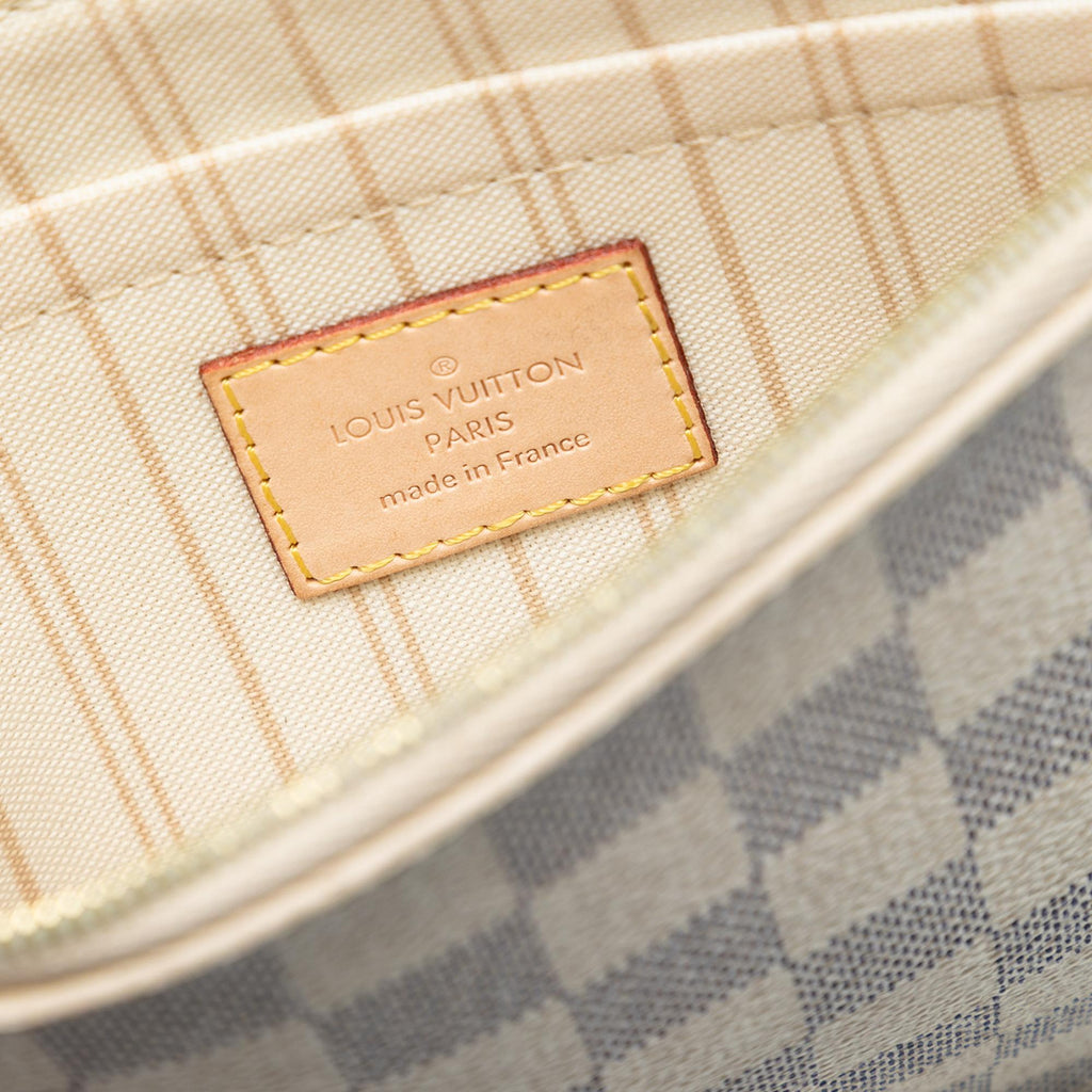 Louis Vuitton Damier Azur Neverfull MM Pouch
