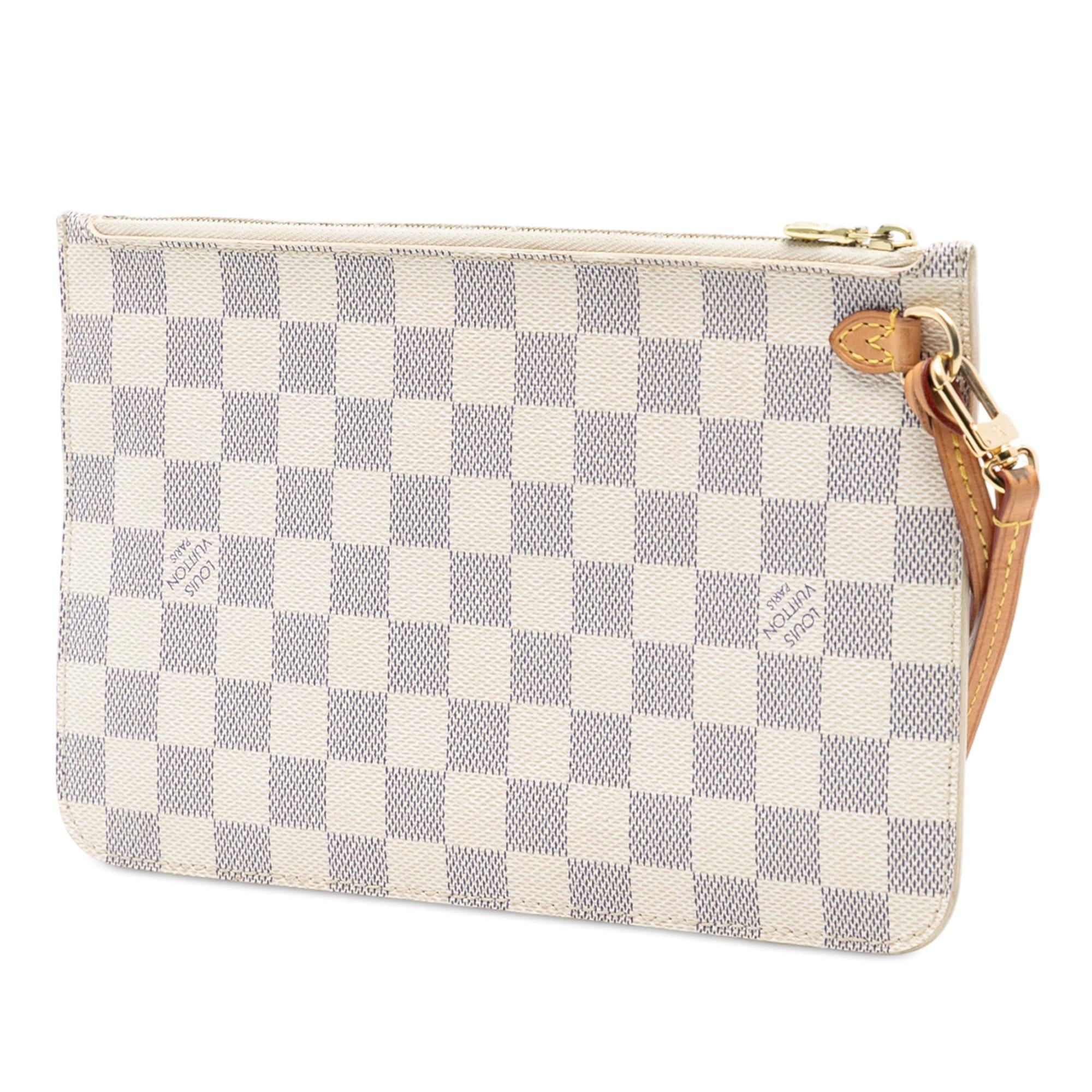 Louis Vuitton Damier Azur Neverfull MM Pouch