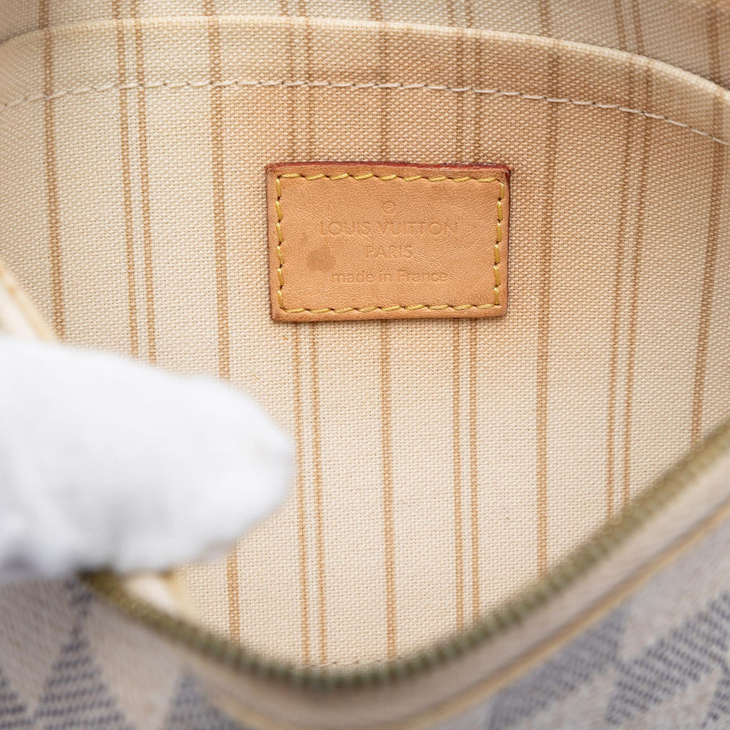 Louis Vuitton Damier Azur Neverfull MM Pouch