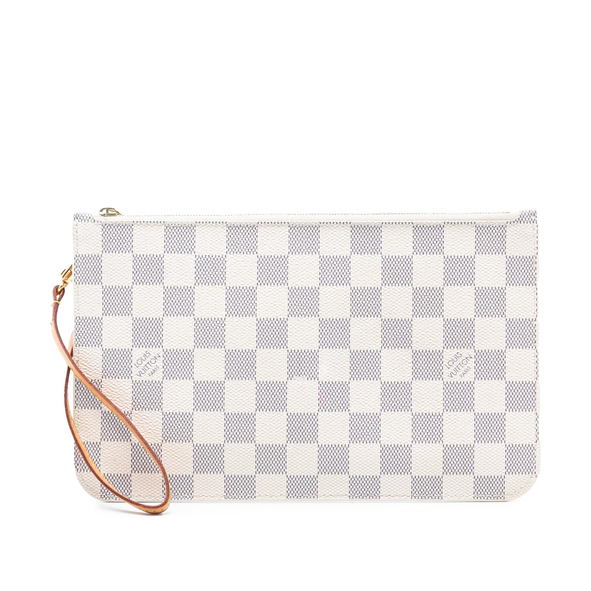 Louis Vuitton Damier Azur Neverfull MM Pouch