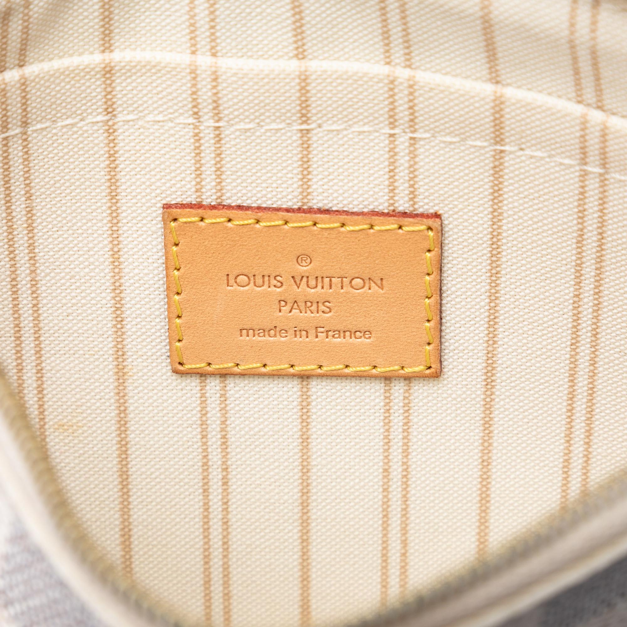 Louis Vuitton Damier Azur Neverfull MM Pouch