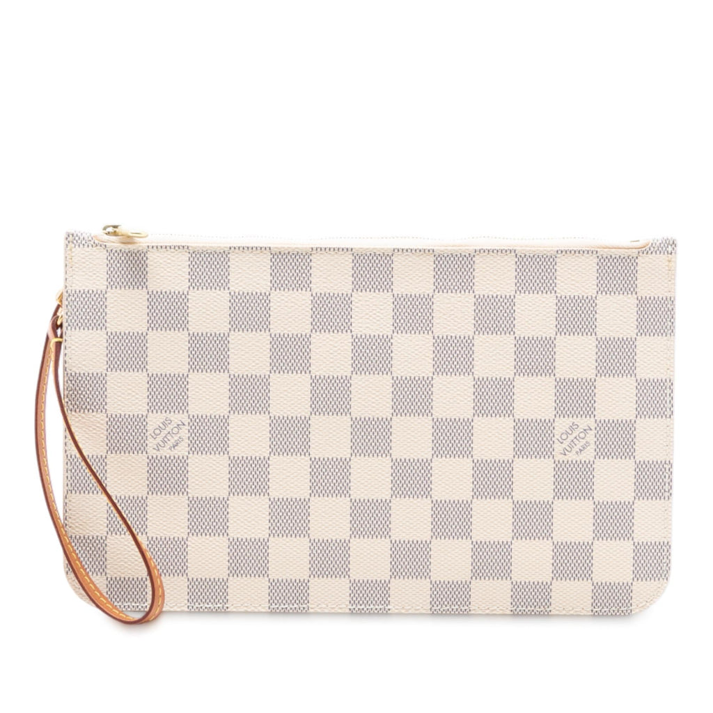 Louis Vuitton Damier Azur Neverfull MM Pouch