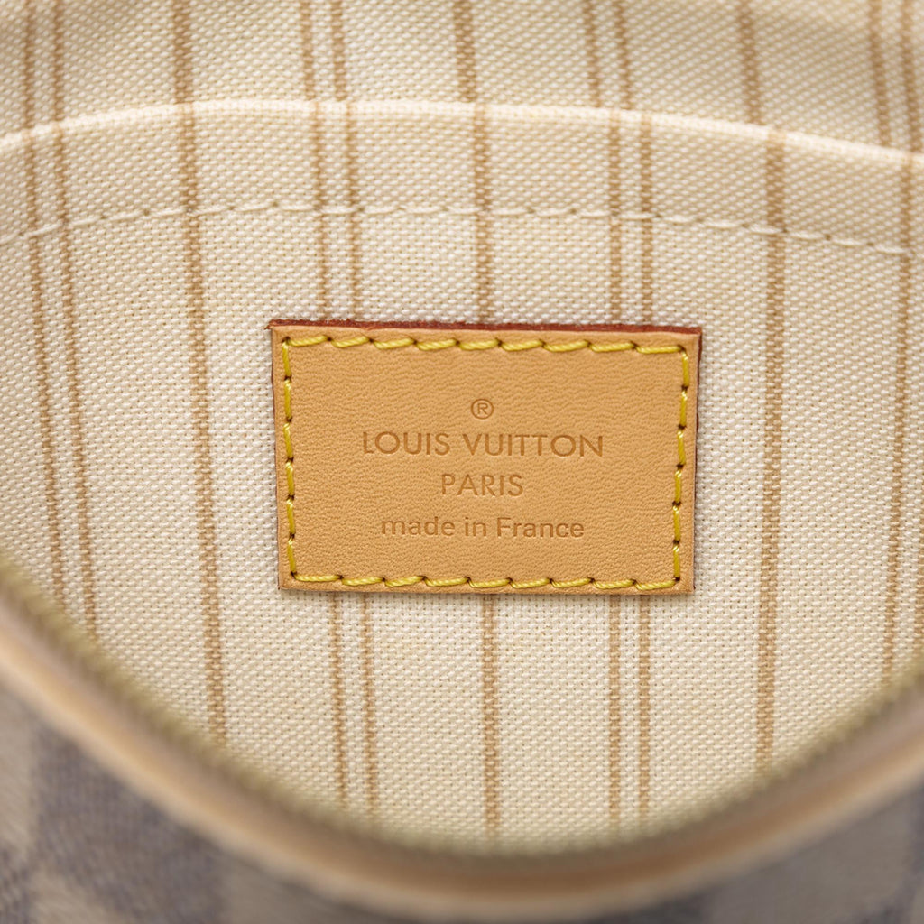 Louis Vuitton Damier Azur Neverfull MM Pouch