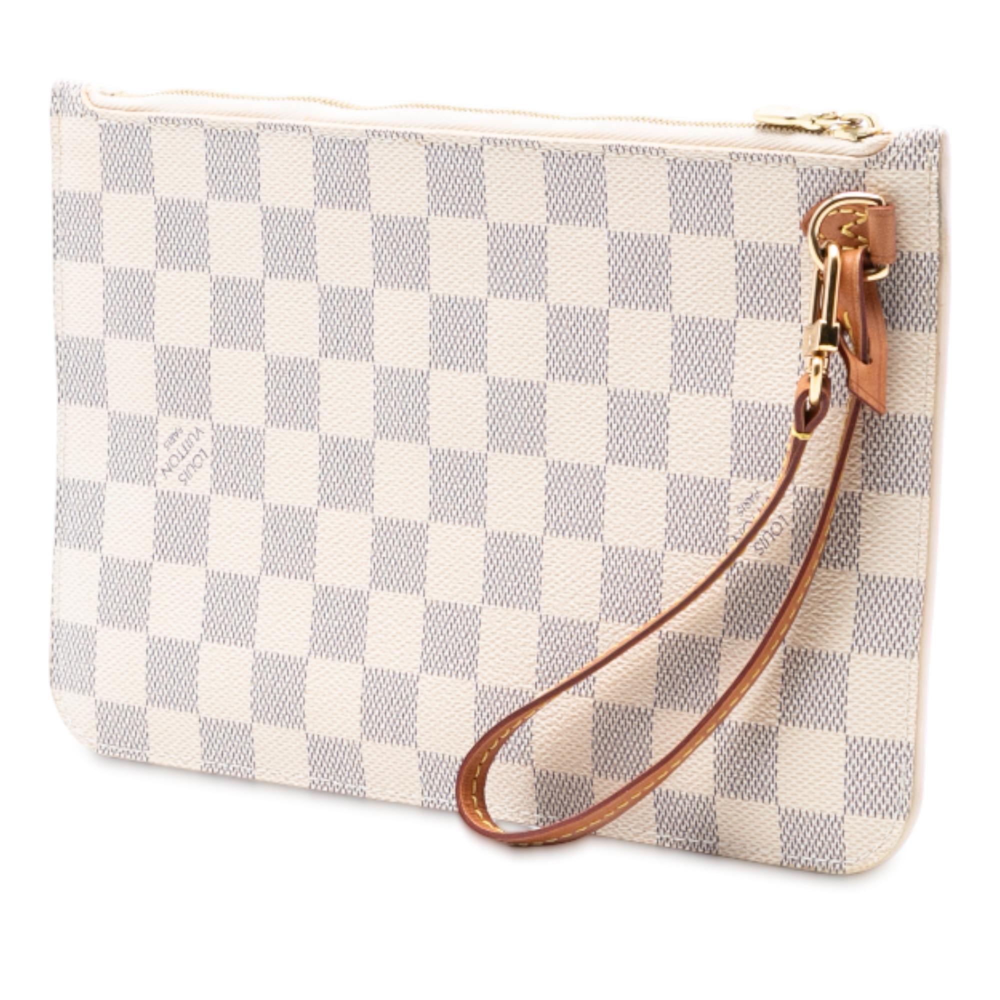 Louis Vuitton Damier Azur Neverfull MM Pouch