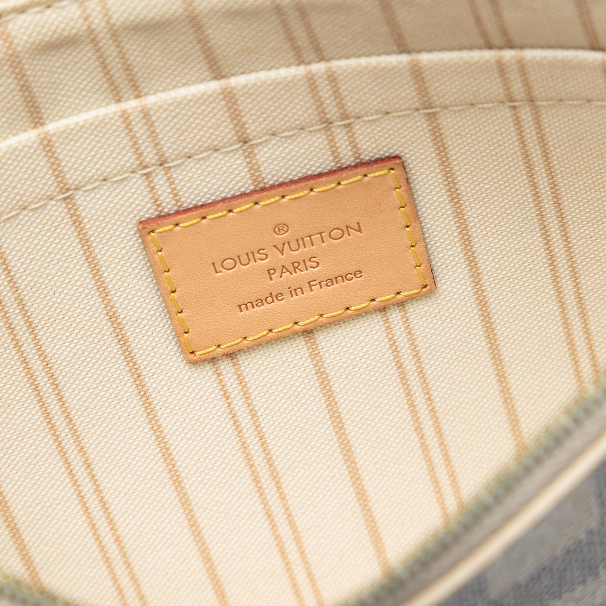Louis Vuitton Damier Azur Neverfull MM Pouch
