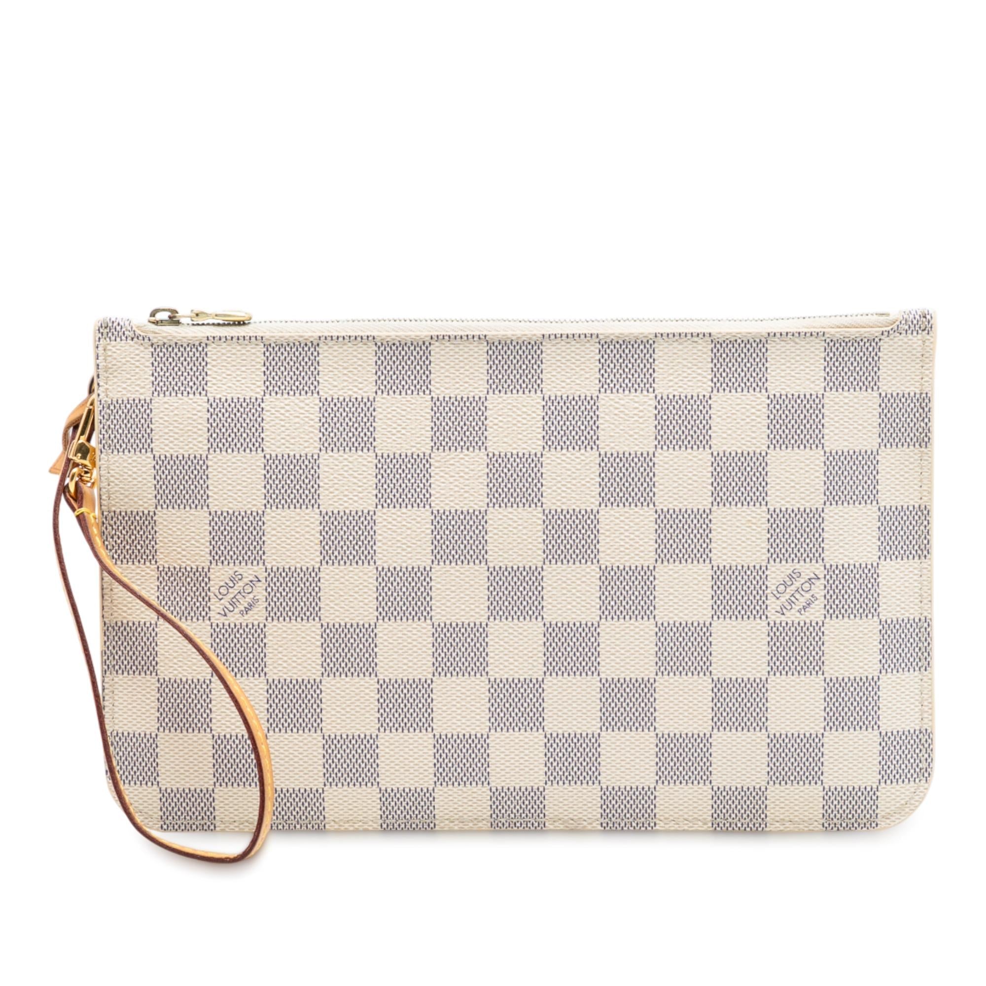 Louis Vuitton Damier Azur Neverfull MM Pouch