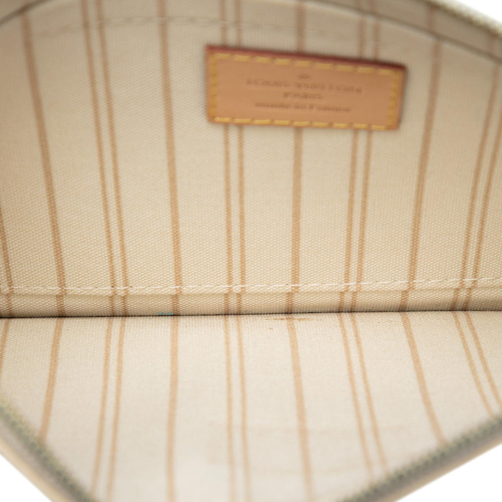 Louis Vuitton Damier Azur Neverfull MM Pouch
