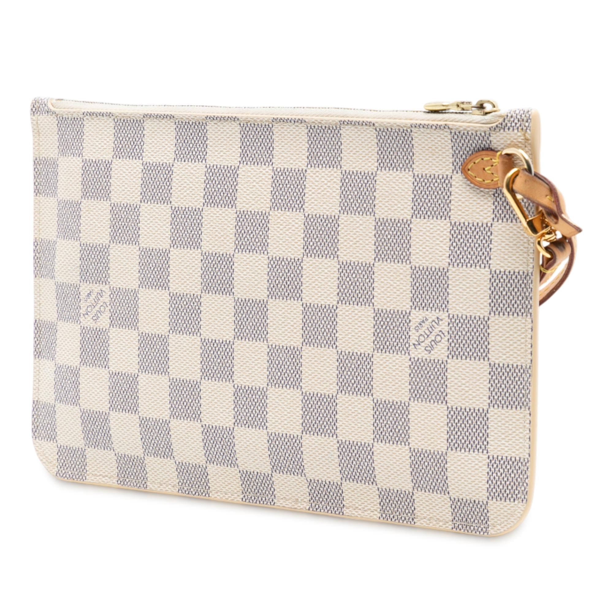 Louis Vuitton Damier Azur Neverfull MM Pouch