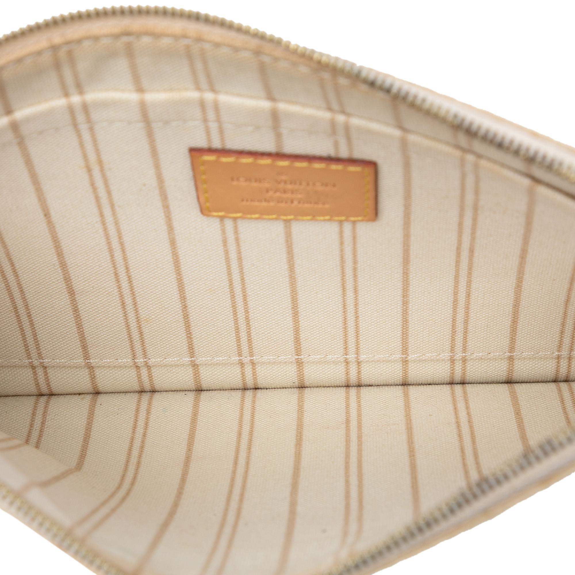 Louis Vuitton Damier Azur Neverfull MM Pouch