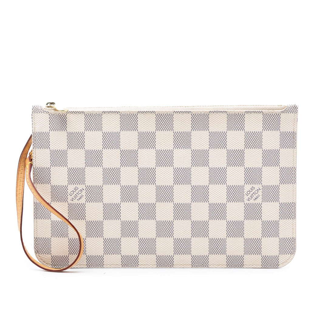 Louis Vuitton Damier Azur Neverfull MM Pouch