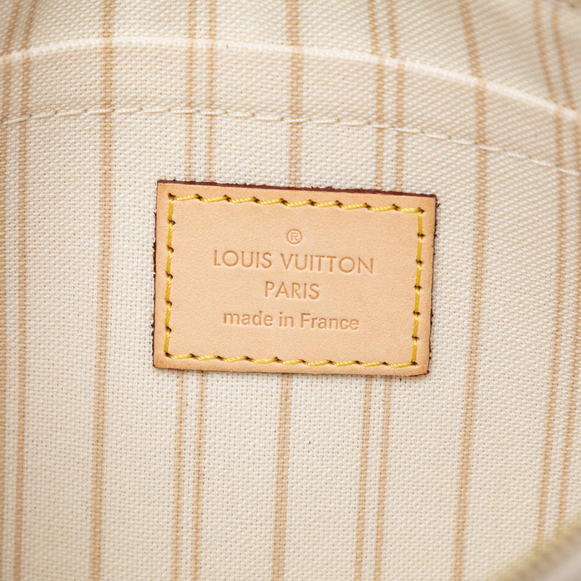 Louis Vuitton Damier Azur Neverfull MM Pouch