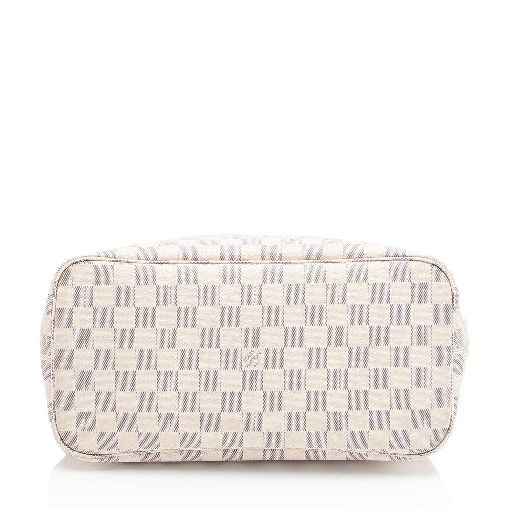 Louis Vuitton Damier Azur Neverfull MM Tote (SHF-E9JIhp)