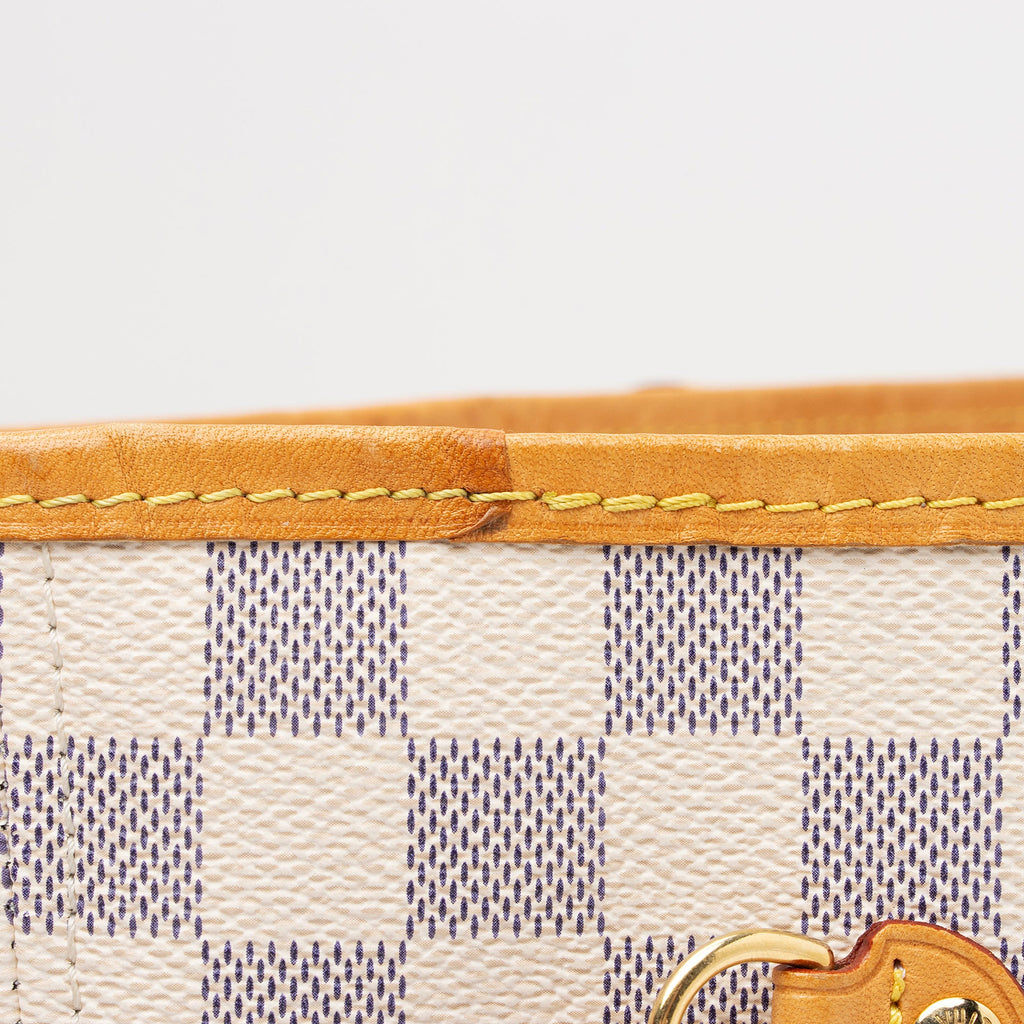 Louis Vuitton Damier Azur Neverfull MM Tote (SHF-E9JIhp)