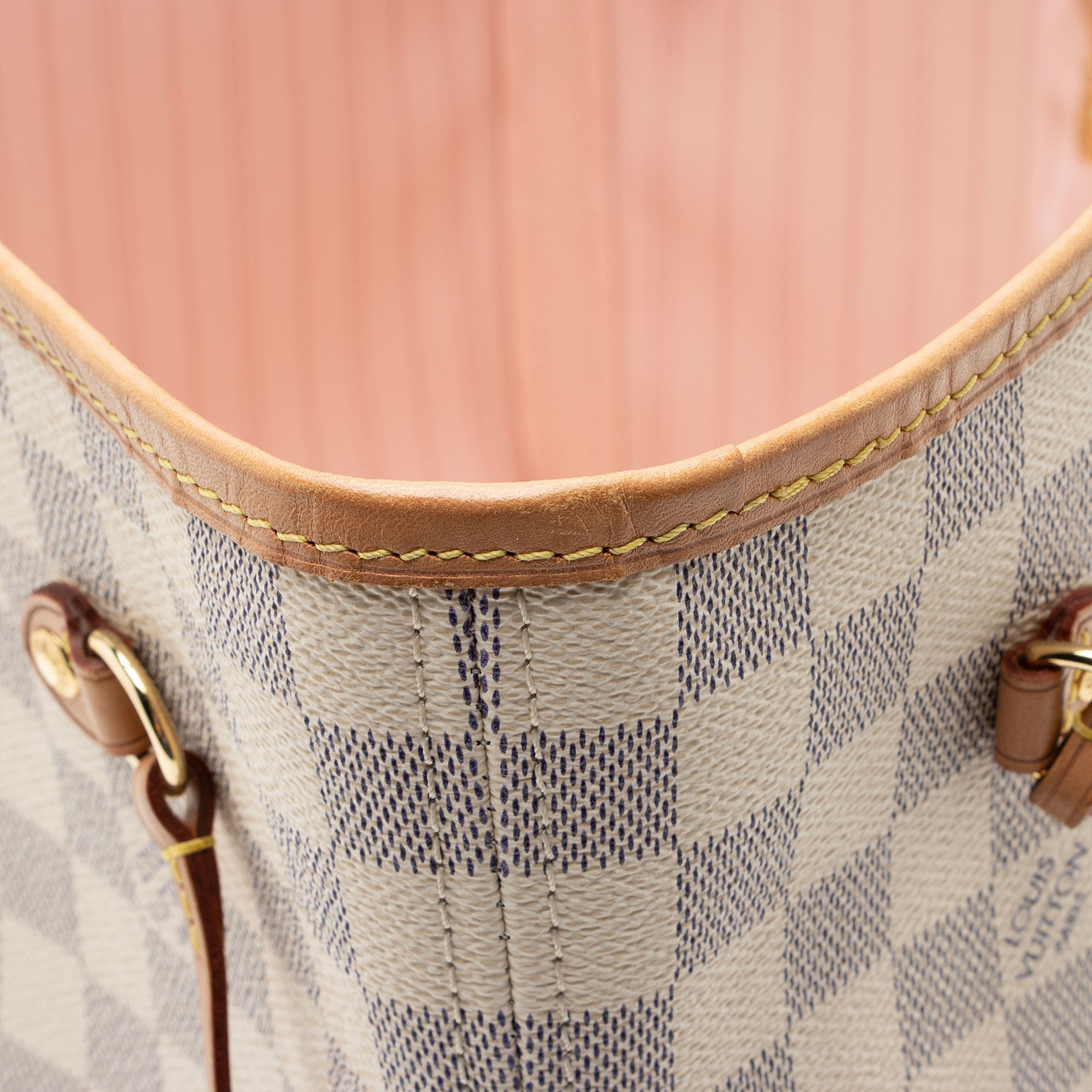 Louis Vuitton Damier Azur Neverfull MM Tote (SHF-Qy78xW)