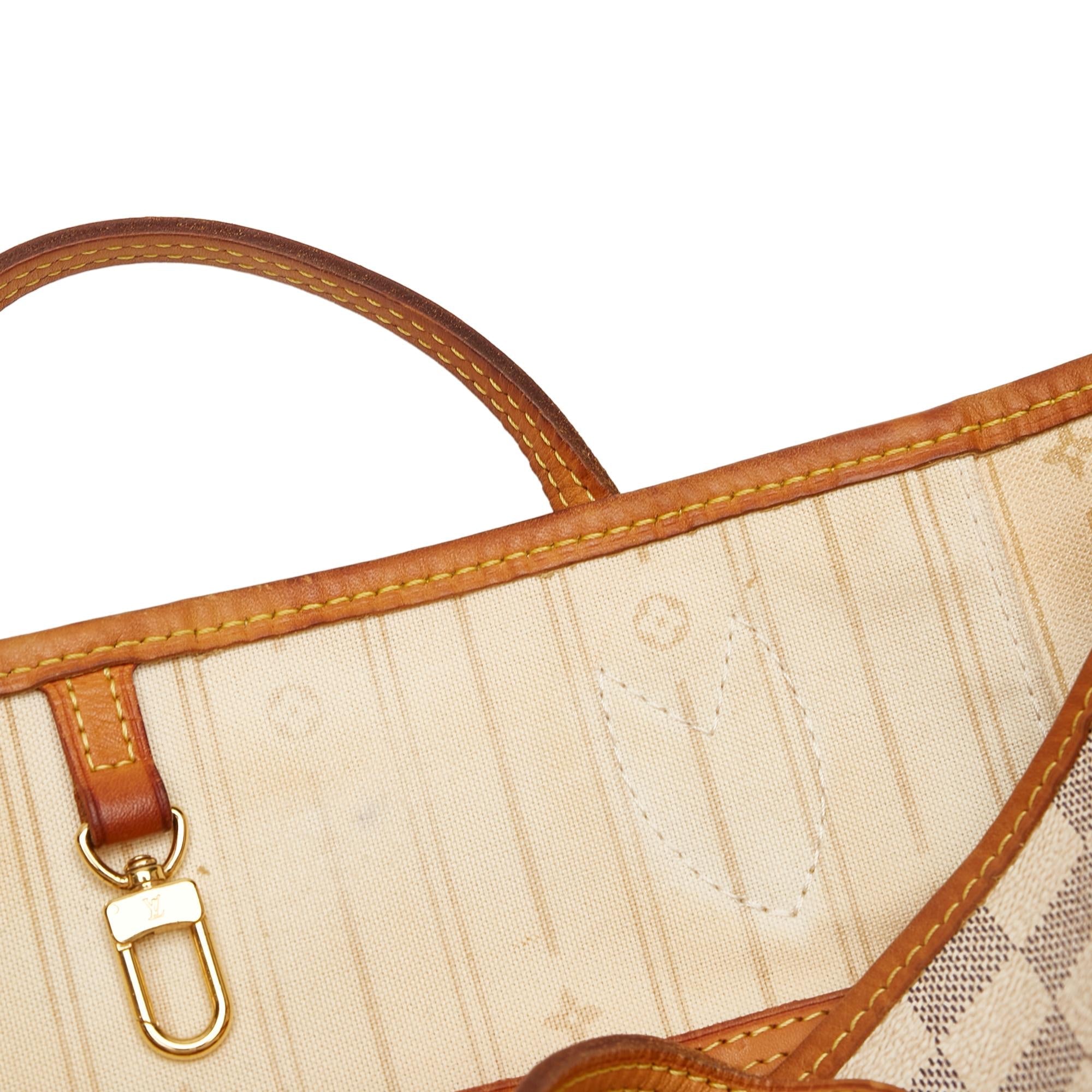 Louis Vuitton Damier Azur Neverfull MM (SHG-OiKWC6)