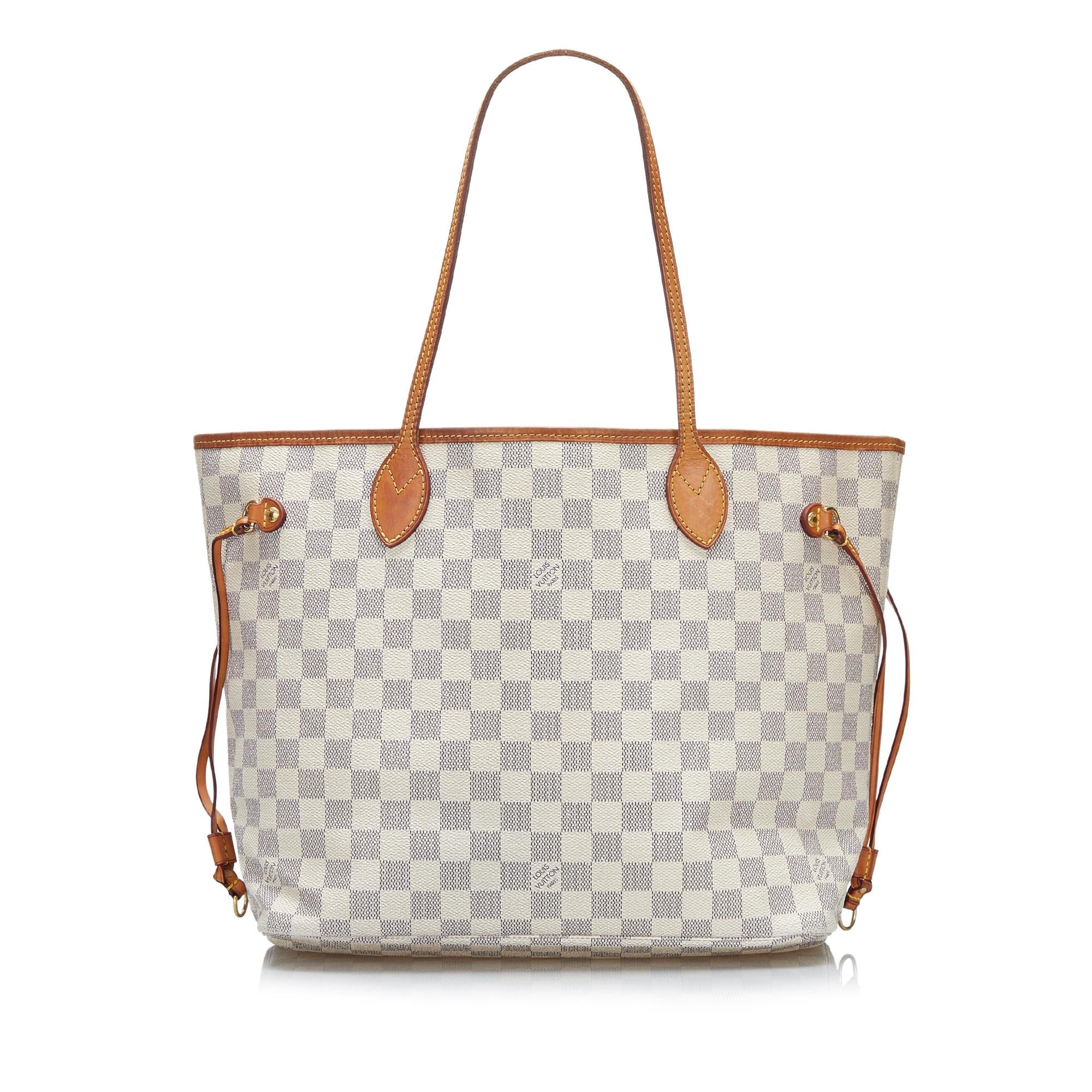 Louis Vuitton Damier Azur Neverfull MM (SHG-OiKWC6)