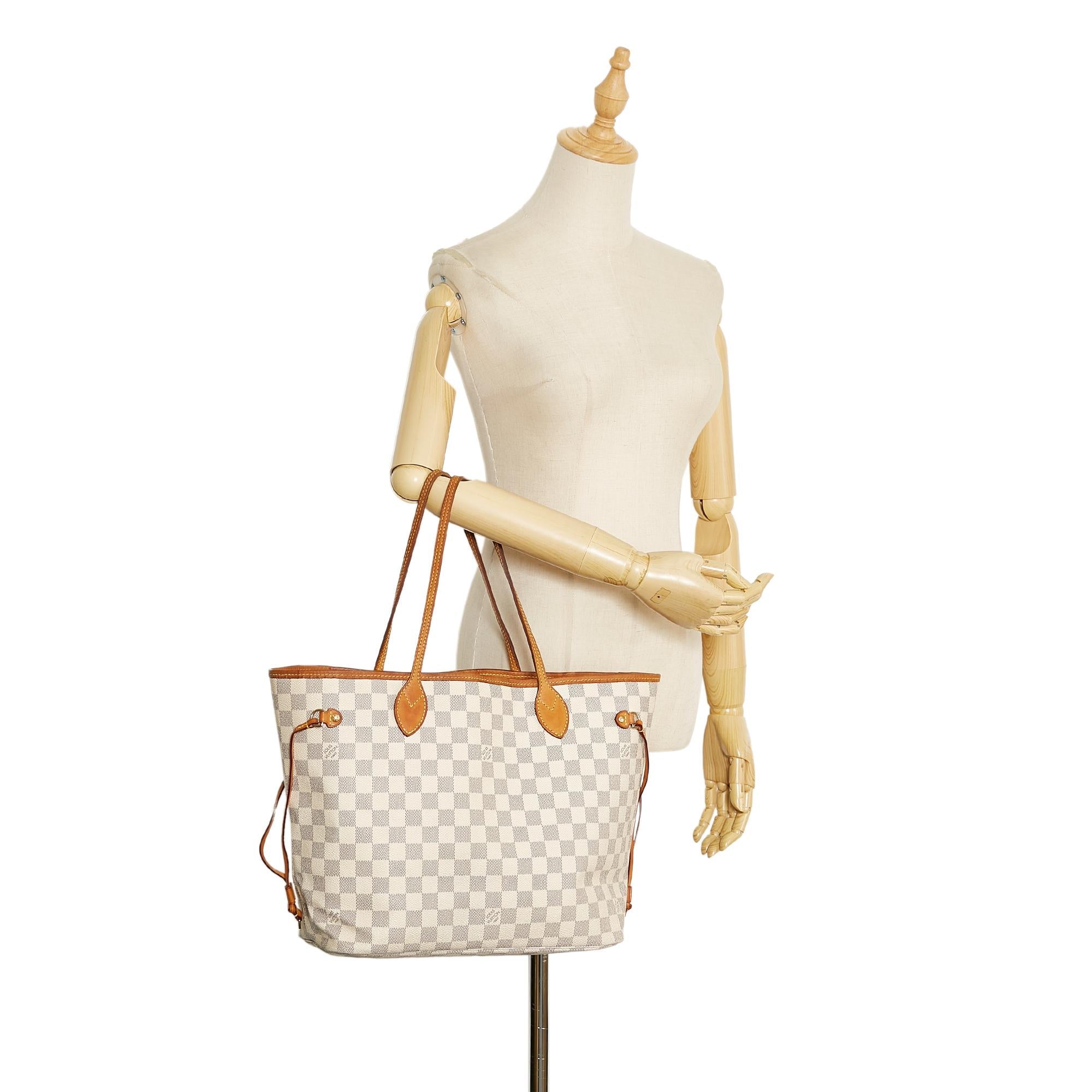 Louis Vuitton Damier Azur Neverfull MM (SHG-OiKWC6)