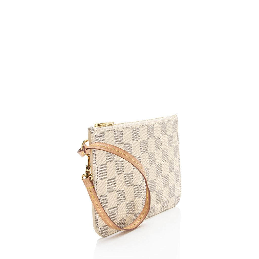 Louis Vuitton Damier Azur Neverfull PM Pochette