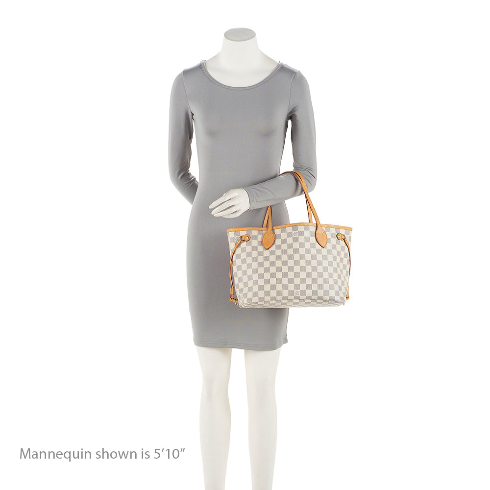 Louis Vuitton Damier Azur Neverfull PM Tote (SHF-DxgmLJ)