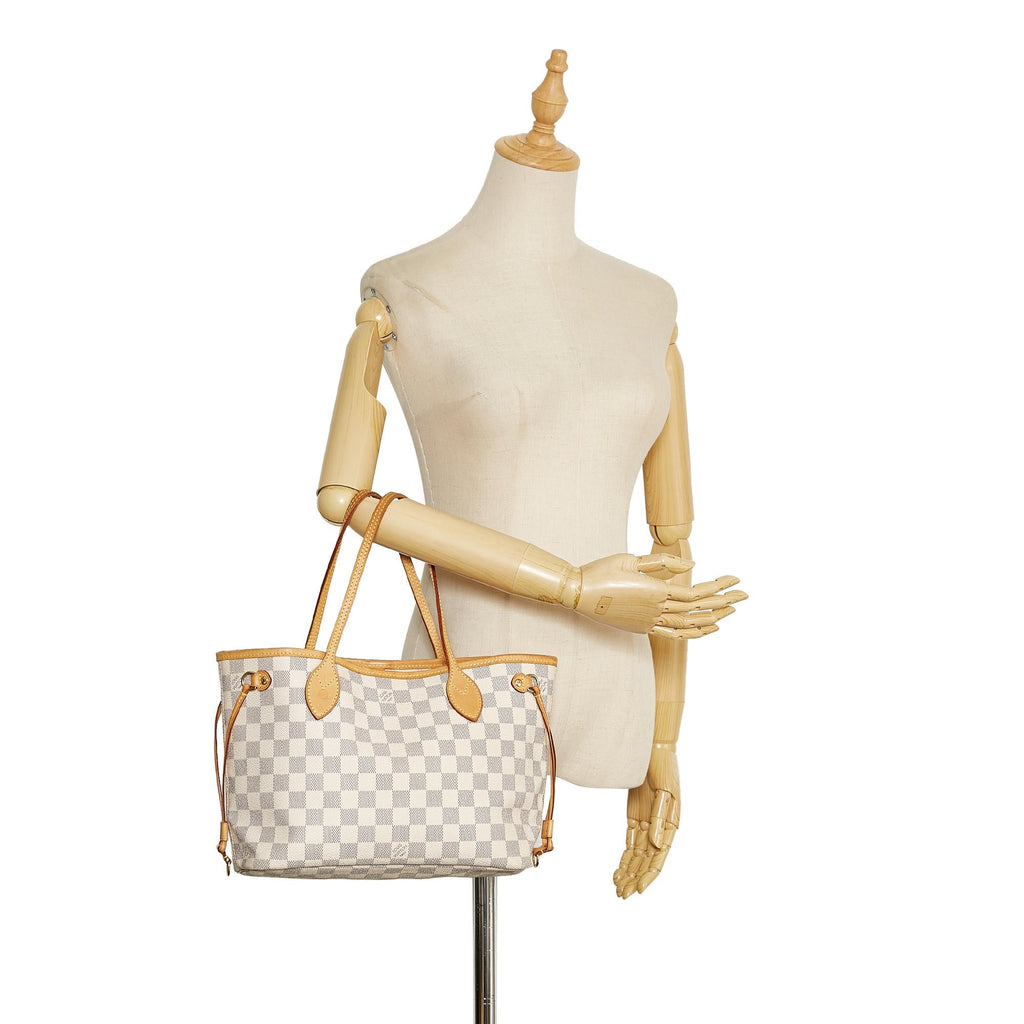 Louis Vuitton Damier Azur Neverfull PM (SHG-1qRsmn)