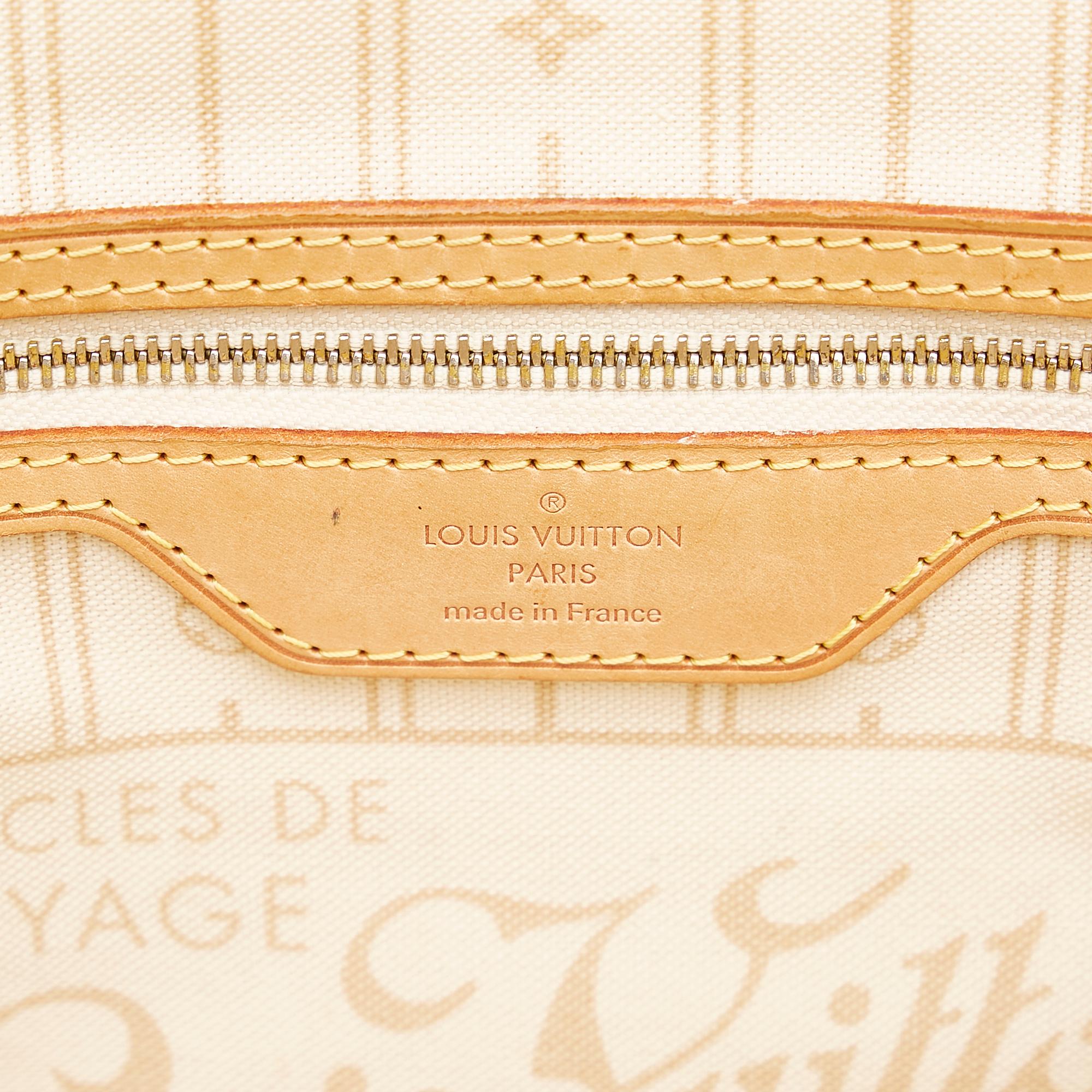 Louis Vuitton Damier Azur Neverfull PM (SHG-DkpcQA)