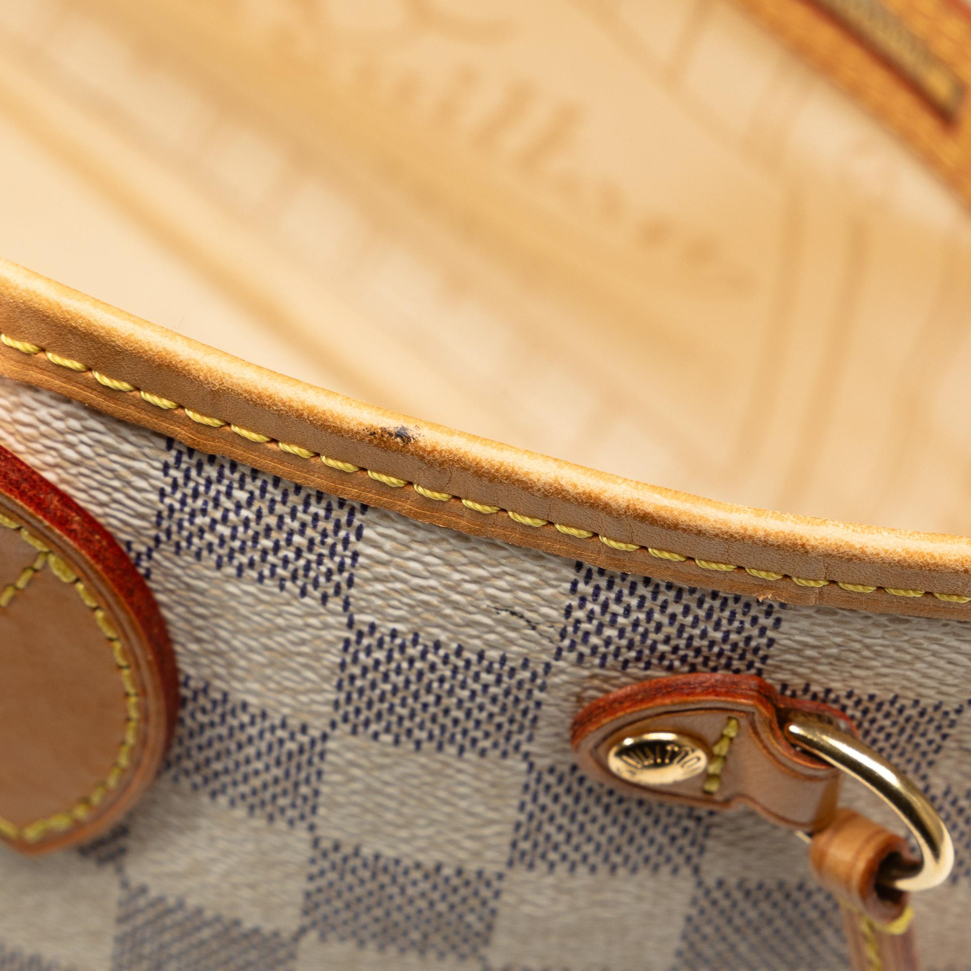 Louis Vuitton Damier Azur Neverfull PM (SHG-JeBr2j)