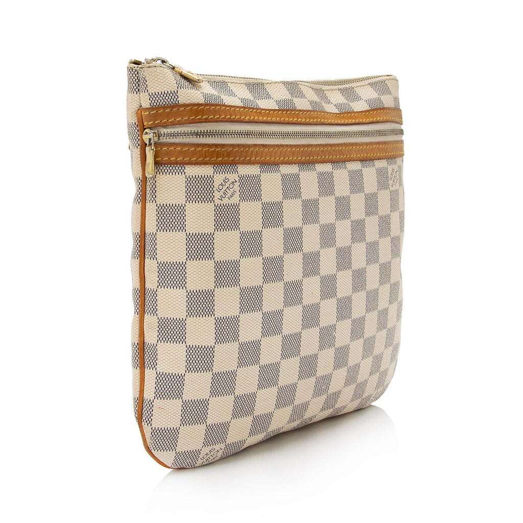 Louis Vuitton Damier Azur Pochette Bosphore Messenger Bag (SHF-BRPpFe)