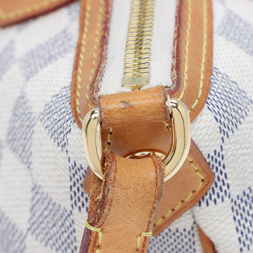 Louis Vuitton Damier Azur Siracusa PM Shoulder Bag (SHF-6FtYE4)