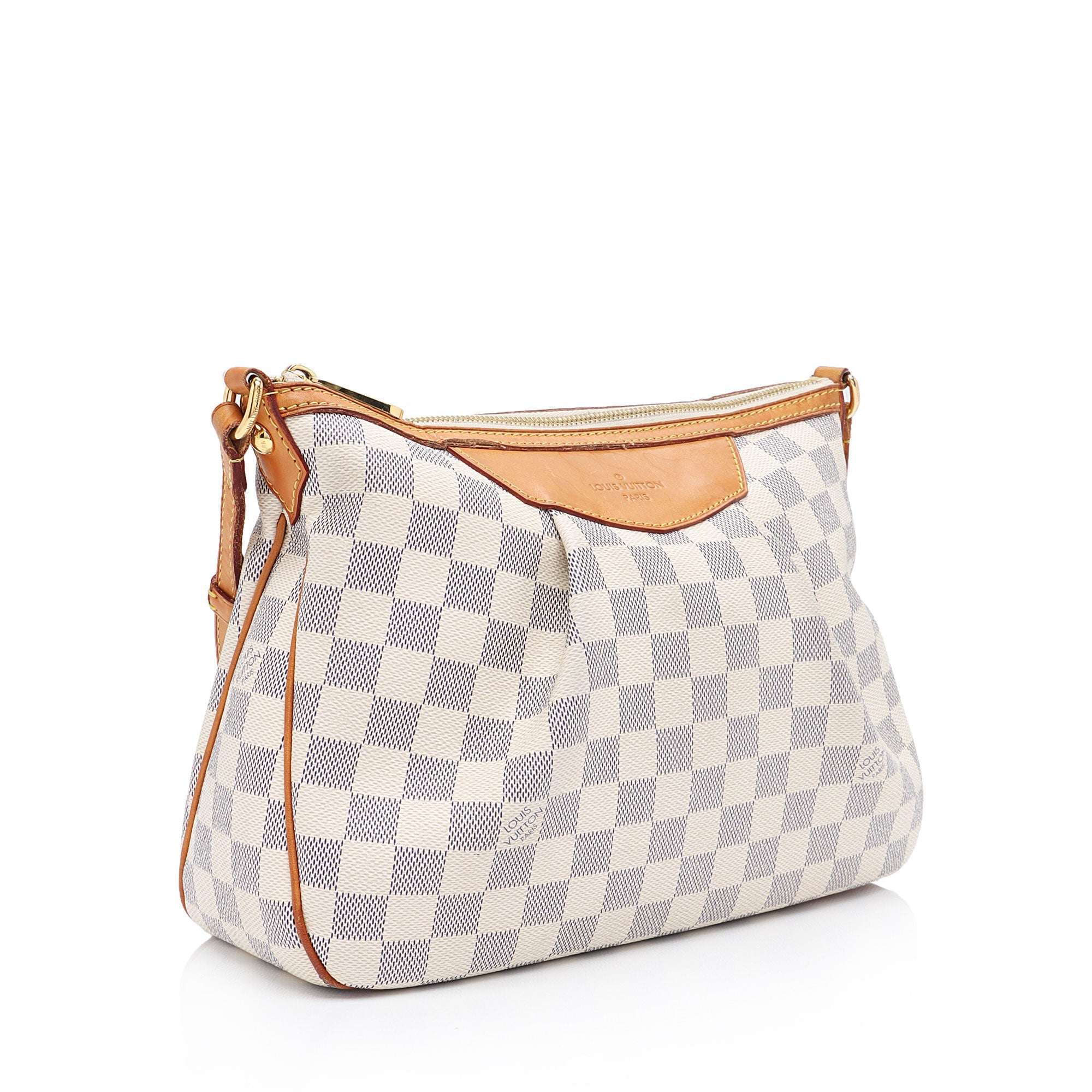 Louis Vuitton Damier Azur Siracusa PM Shoulder Bag (SHF-6FtYE4)