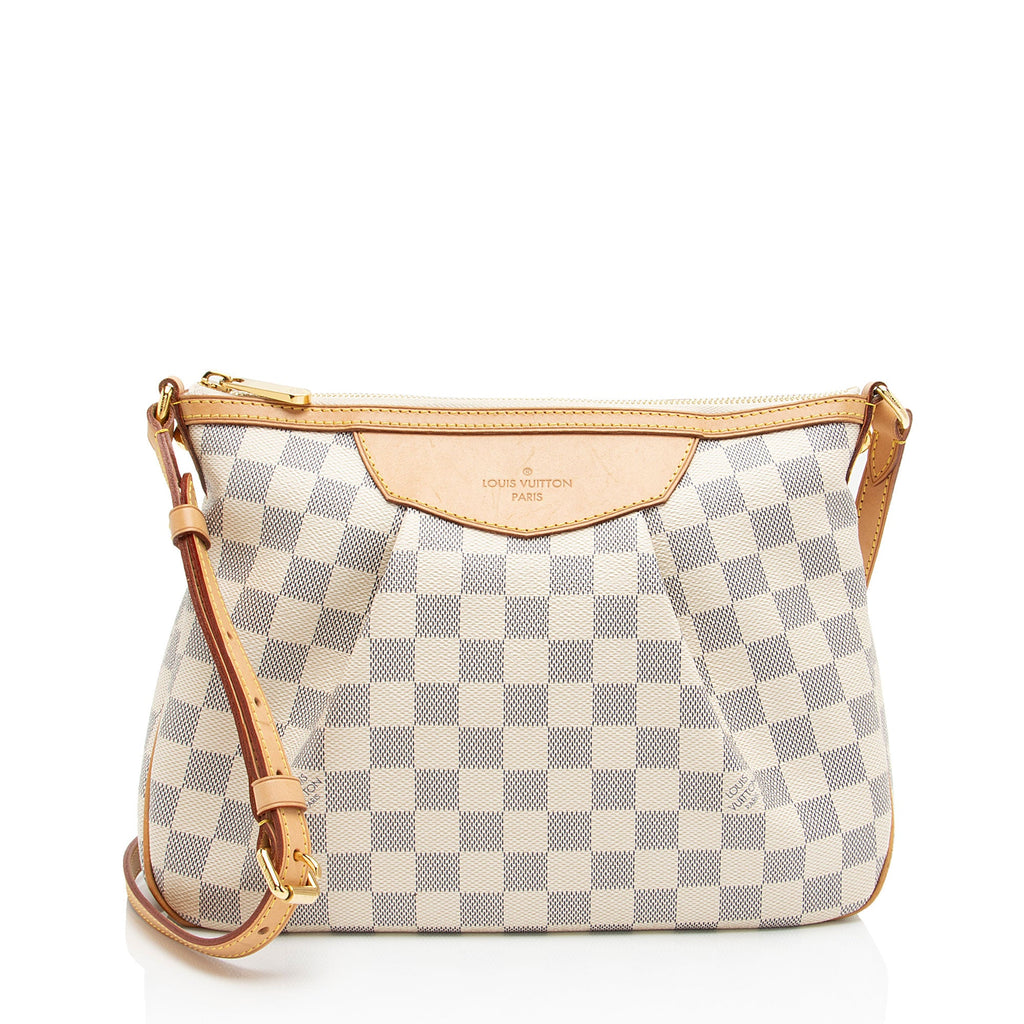 Louis Vuitton Damier Azur Siracusa PM Shoulder Bag