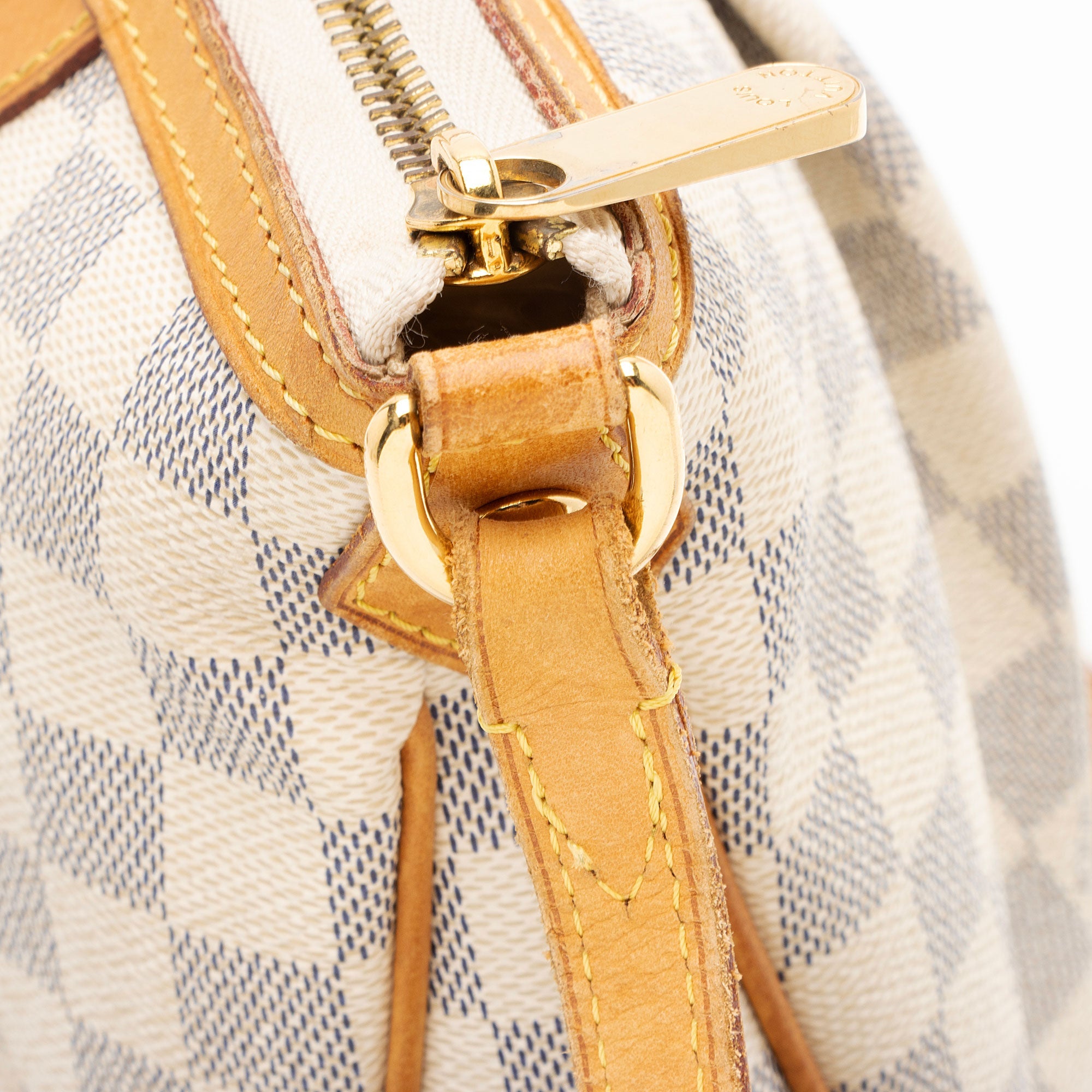 Louis Vuitton Damier Azur Siracusa PM Shoulder Bag