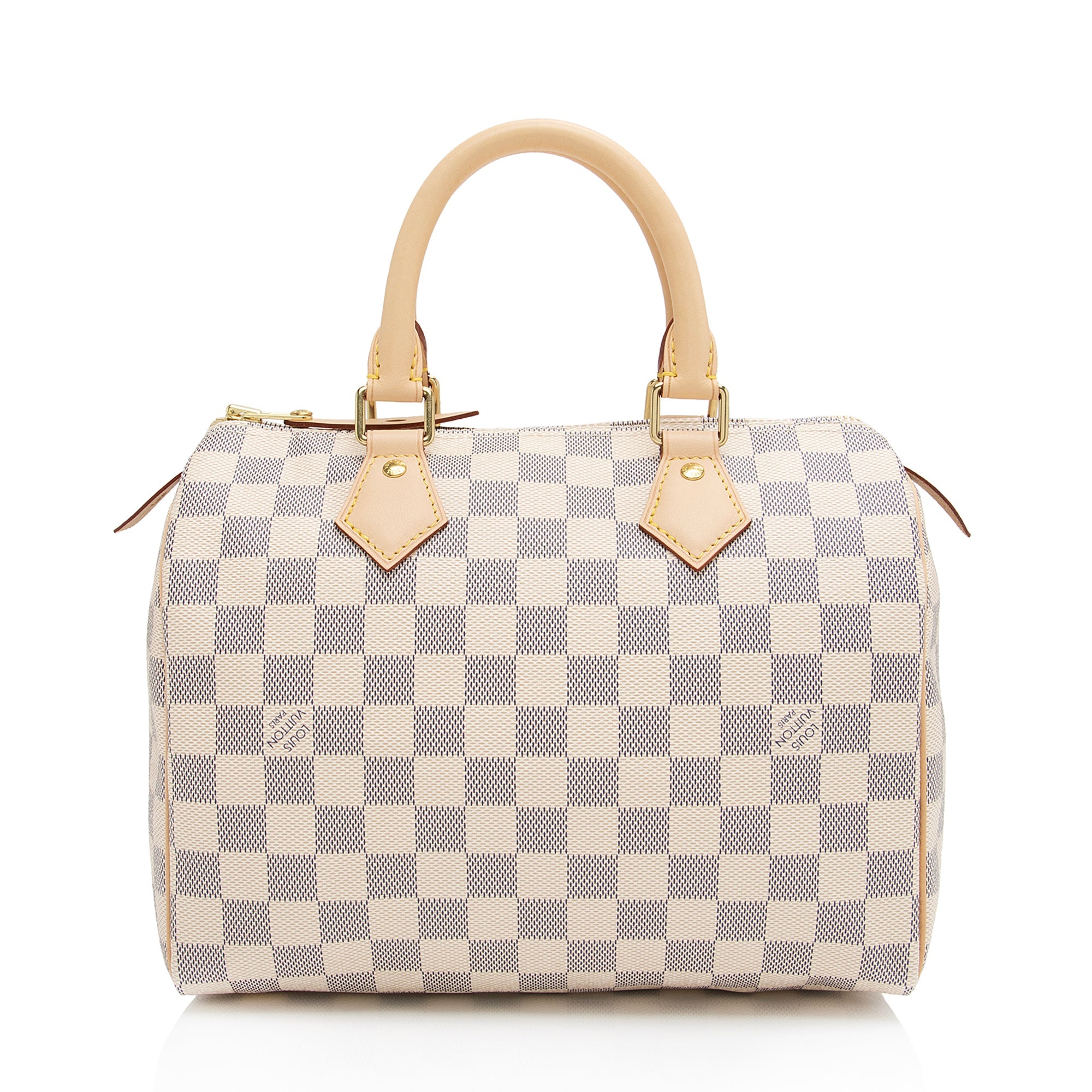 Louis Vuitton Damier Azur Speedy 25 Satchel (SHF-mICLk2)