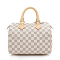 Louis Vuitton Damier Azur Speedy 25 Satchel (SHF-mICLk2)